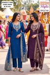 1766 And 1767 By Ossm Style Roman Hand Work Kurtis Set Size Combo 